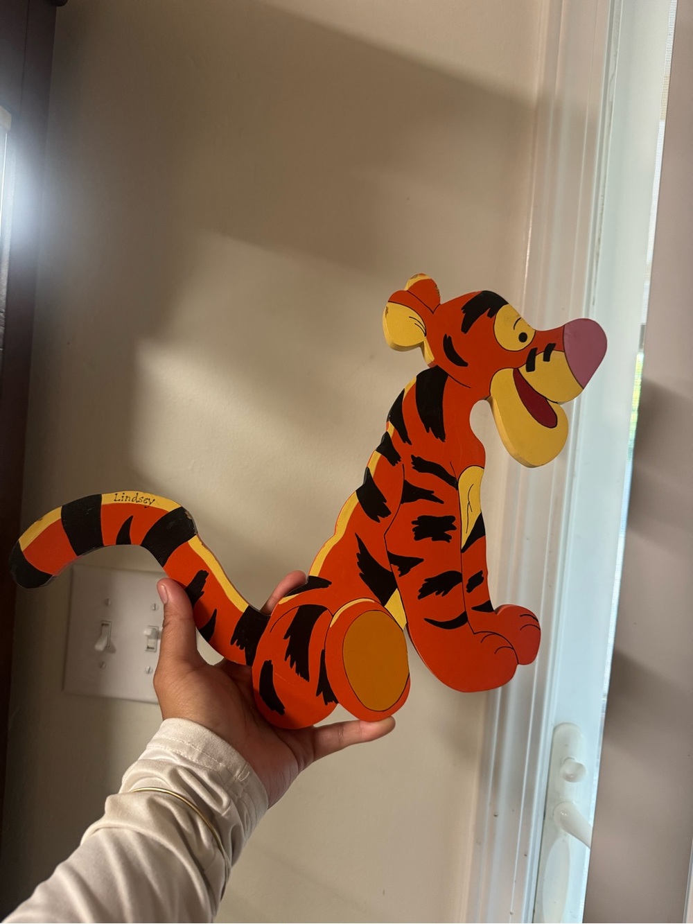 Orange and Black Tigger Wall Decor